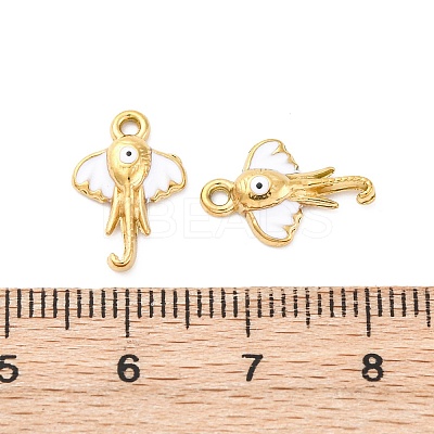 304 Stainless Steel Enamel Pendants STAS-B085-37G-02-1