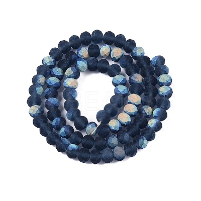 Transparent Glass Beads Strands LS-EGLA-A044-T6mm-MB12-1