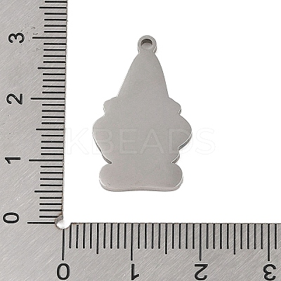 Non-Tarnish 201 Stainless Steel Pendants STAS-C095-35P-1