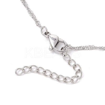 304 Stainless Steel Macrame Pouch Empty Stone Holder Necklace Making NJEW-JN05238-02-1