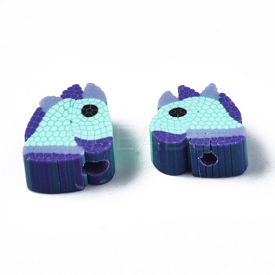 Handmade Polymer Clay Beads CLAY-N008-021A-1