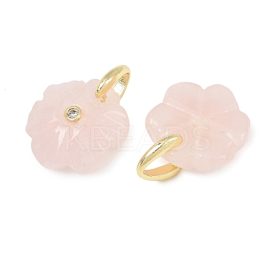 Natural Rose Quartz Pendants GG-NH0016-01G-04-1