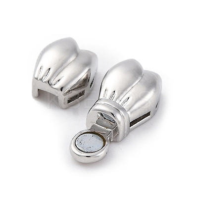 Brass Magnetic Clasps KK-C066-14P-1