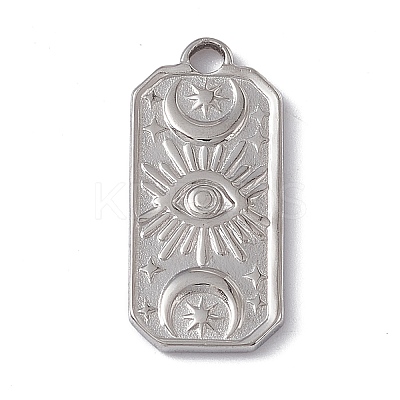 Non-Tarnish 304 Stainless Steel Pendants STAS-P316-01P-1