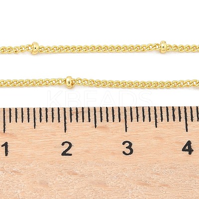 Brass Satellite Chains Necklace for Women NJEW-P265-43G-1