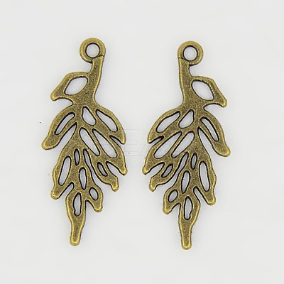 Tibetan Style Alloy Pendants TIBEP-EA11926YKG-AB-FF-1