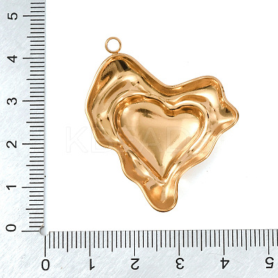 304 Stainless Steel Pendants STAS-K311-06G-1