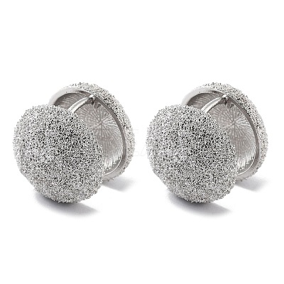Brass Hoop Earrings KK-B082-20P-1