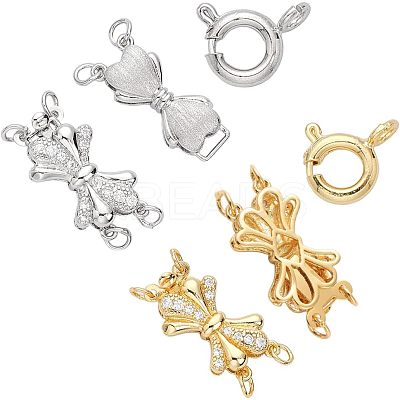 Jewelry Making Findings Claps Kits KK-CA0002-07-1