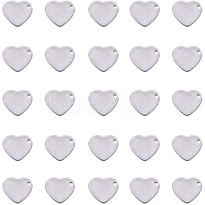 Handmade Gifts Ideas for Valentines Day 304 Stainless Steel Stamping Blank Tag Pendants STAS-PH0010-20-1