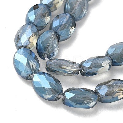 Electroplate Glass Beads Strands EGLA-L045-A-FR02-1
