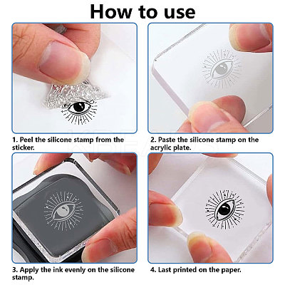 Plastic Stamps DIY-WH20018-0206-1
