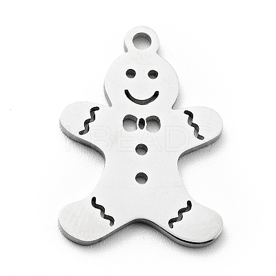 Non-Tarnish 201 Stainless Steel Pendants LS-STAS-E157-02P-1