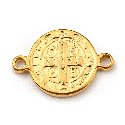 Religion 304 Stainless Steel Connector Charms STAS-L270-09G-1