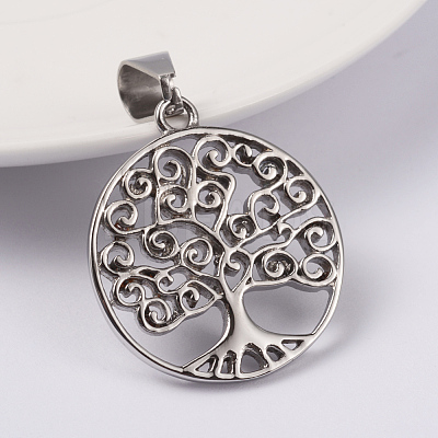 Non-Tarnish 316 Surgical Stainless Steel Pendants X-STAS-L186-053P-1