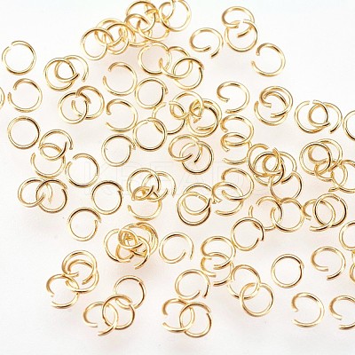 304 Stainless Steel Open Jump Rings STAS-P204-04G-1
