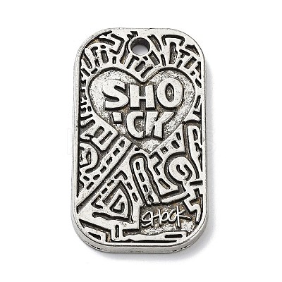 Tibetan Style Alloy Pendants FIND-Z013-07AS-1