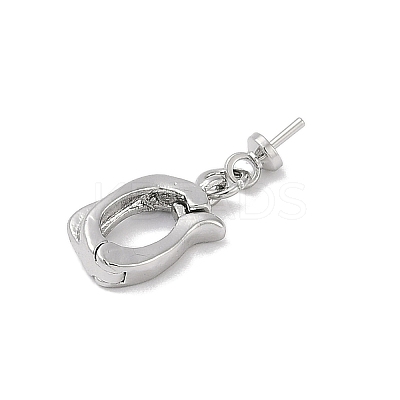 Brass Peg Bails Pin Pendants KK-Q030-11P-1