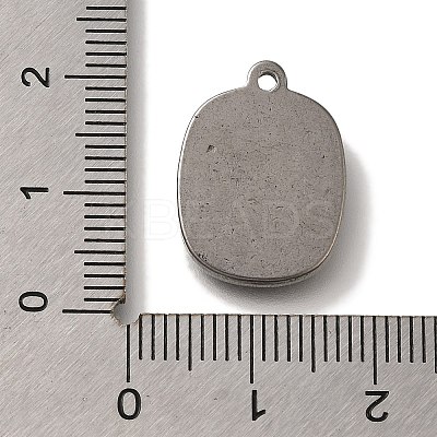304 Stainless Steel Pendants STAS-H223-08AS-01-1