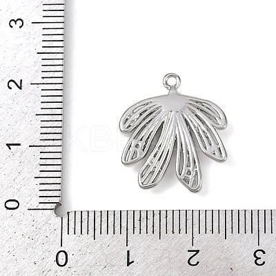 Brass Pave Clear Cubic Zirconia Pendants KK-L238-30P-1