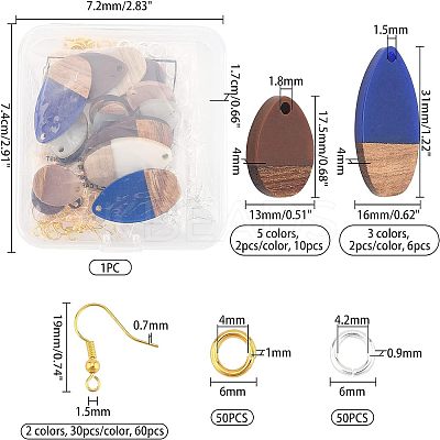 DIY Dangle Earring Making Kits DIY-OC0005-07-1
