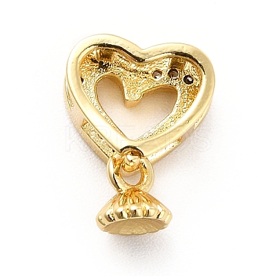 Rack Plating Brass Micro Pave Cubic Zirconia Multi-Strand Links KK-K270-14G-1