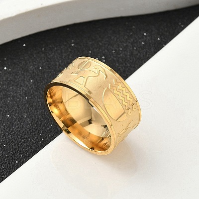 304 Stainless Steel Finger Rings for Women LS-RJEW-F195-04G-1