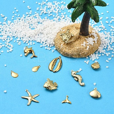10Pcs 10 Styles 304 Stainless Steel Pendants STAS-YW0003-11-1