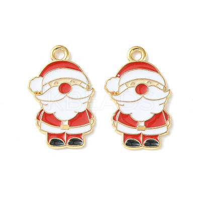 Christmas Alloy Enamel Pendants ENAM-D047-10LG-06-1