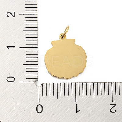 304 Stainless Steel Charms STAS-P333-11G-1