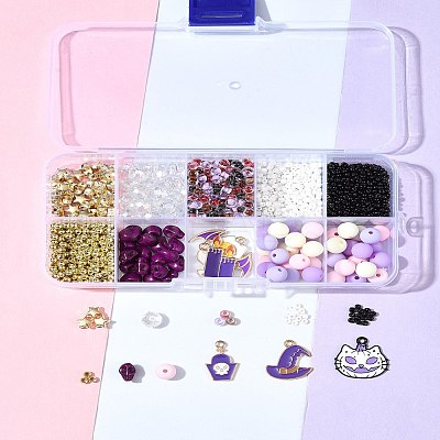Halloween Theme DIY Bead Kits DIY-FS0006-96B-1