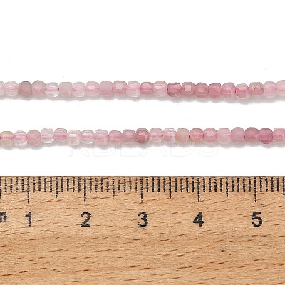 Natural Madagascar Rose Quartz Beads Strands G-L634-D12-2.5x2.5mm-1