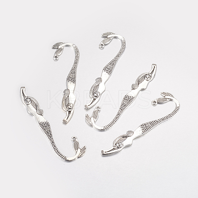 Tibetan Style Mermaid Alloy Bookmarks TIBE-Q035-037AS-NR-1