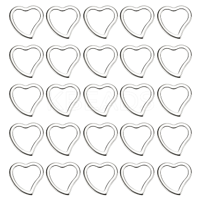 50Pcs 304 Stainless Steel Linking Ring STAS-SC0007-50-1