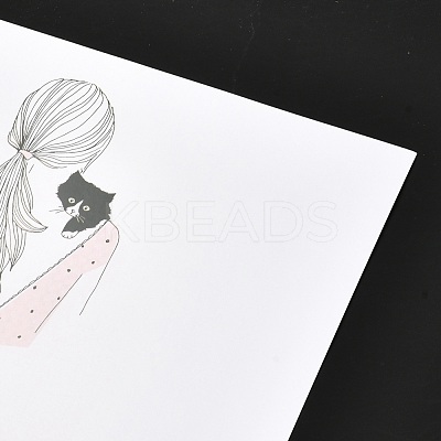 Rectangle Painting Paper Cards DIY-WH0196-24B-14-1