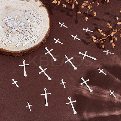 60Pcs 3 Styles Brass Pendants KK-HY0003-88S-1