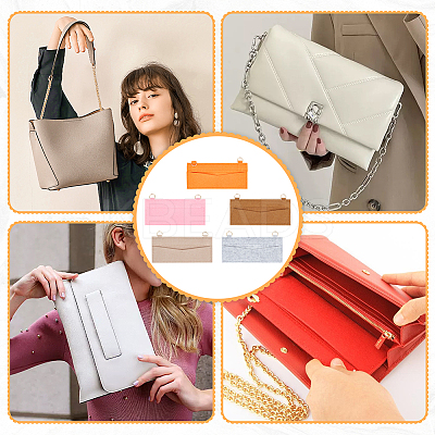 5Pcs 5 Colors Wool Felt Bag Organizer Inserts FIND-WR0007-29C-1