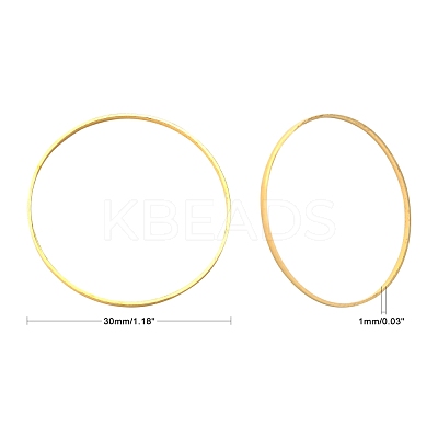 Brass Linking Rings X-EC18730MM-G-1