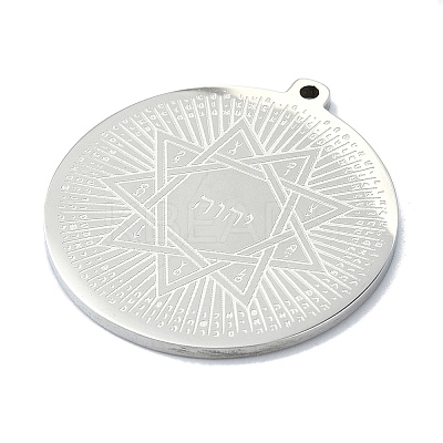 Non-Tarnish 201 Stainless Steel Pendants LS-STAS-R118-08P-1
