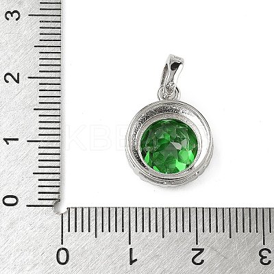 925 Sterling Silver Pave Cubic Zirconia Pendants STER-B009-01A-01-1