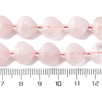 Natural Rose Quartz Beads Strands G-P570-E16-02-1