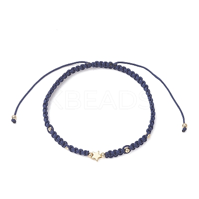 3Pcs Brass Beads Braided Bead Bracelets for Women BJEW-JB13223-1