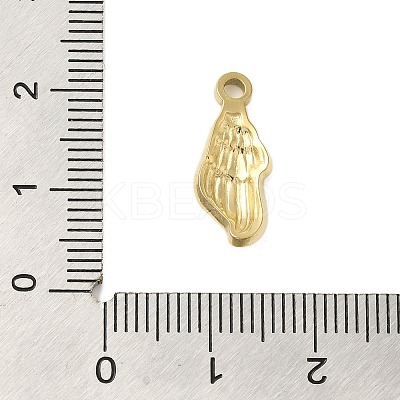304 Stainless Steel Pendants STAS-U023-17G-1