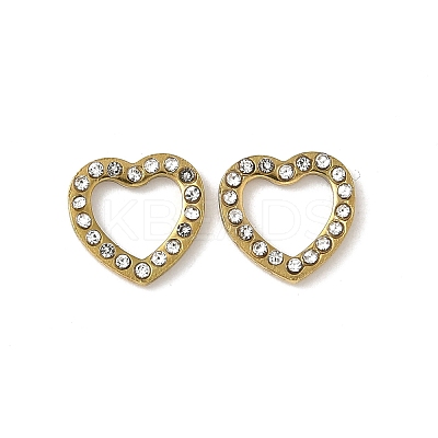 304 Stainless Steel Rhinestone Cabochons STAS-A057-04G-D02-1