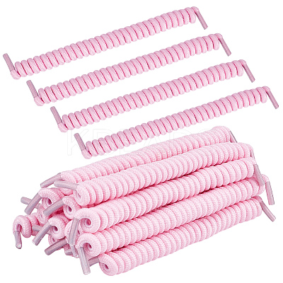 14Pcs Polyester & Rubber Latex Thread Spring Shoelaces AJEW-OC0014-60B-1