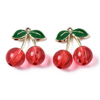 Alloy Enamel Pendants X-ENAM-N056-185B-1