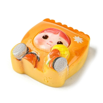 Cartoon Boy Opaque Resin Decoden Cabochons RESI-C045-03C-1