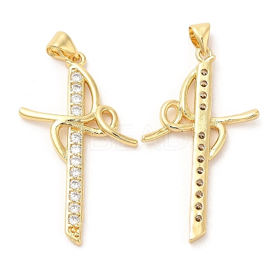 Rack Plating Brass Pendants KK-R146-09G-1