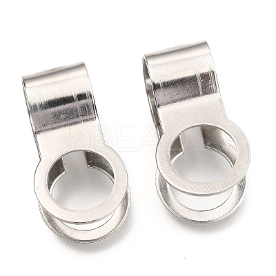 Non-Tarnish 304 Stainless Steel Ball Chain Connectors X-STAS-R089-08B-P-1