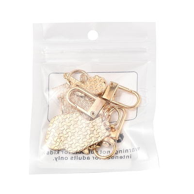 5Pcs Cat & Music Theme Alloy Enamel Pendant Decoration HJEW-FS00035-03-1